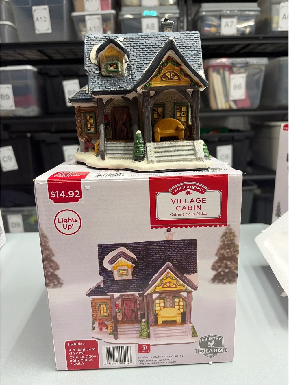 Holiday Time Country Charm Collection Village 2018 Porcelain NO LIGHT